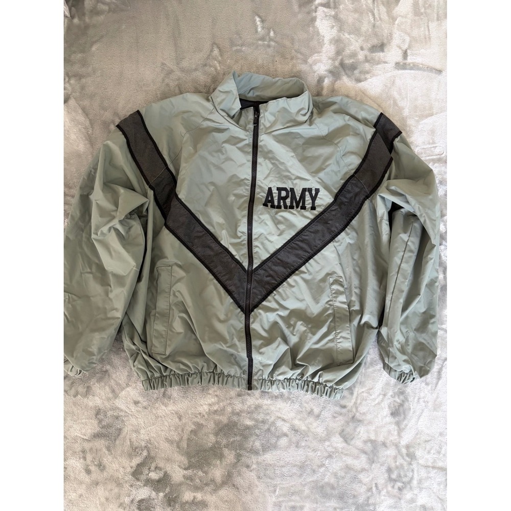 Unicor US Army Ipfu Jacket Medium Regular Gray Nylon Reflective PT 2000s Used